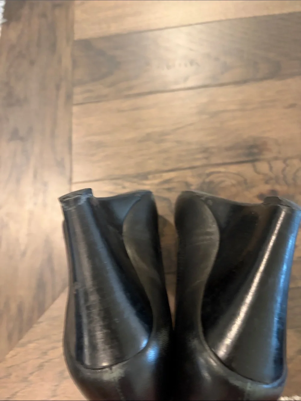 Tory Burch Black Wedge Heels Sz 7.5